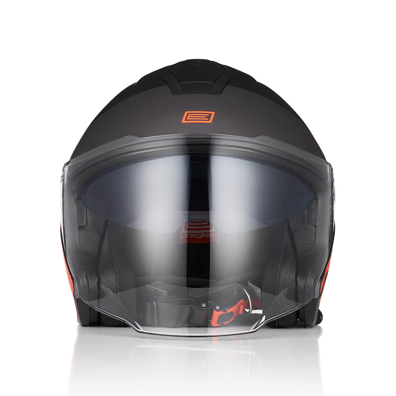 ORIGINE Casco Moto Jet Casco Scooter con Doppia Visiera Omologato ECE 22-06