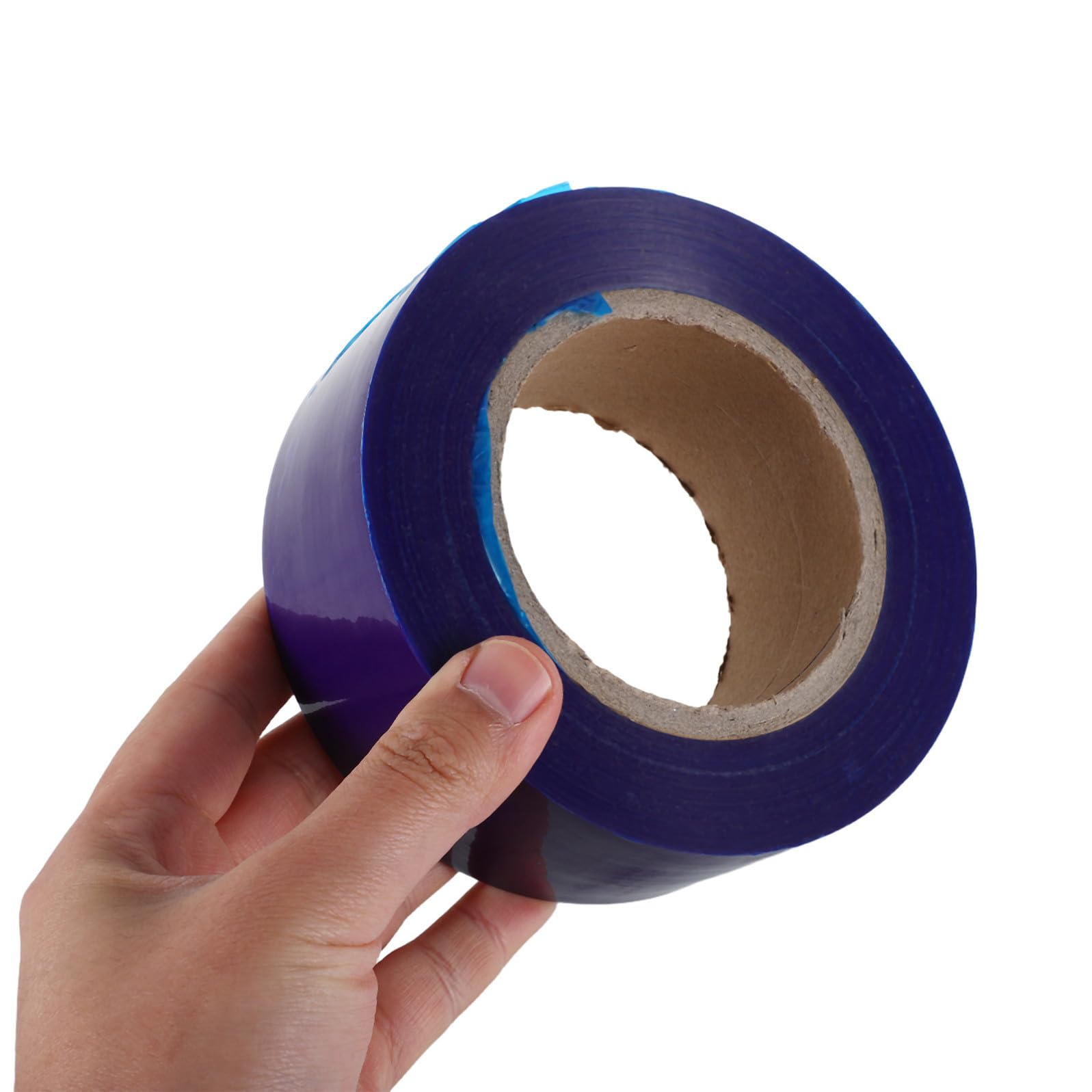 BETOOKY Nastro Autoadesivo Protettivo Blu PE per Cerchioni Auto, Larghezza 5,2 CM, Pellicola Antigraffio per Pneumatici, Protezione Resistente per Ruote di Auto e Moto