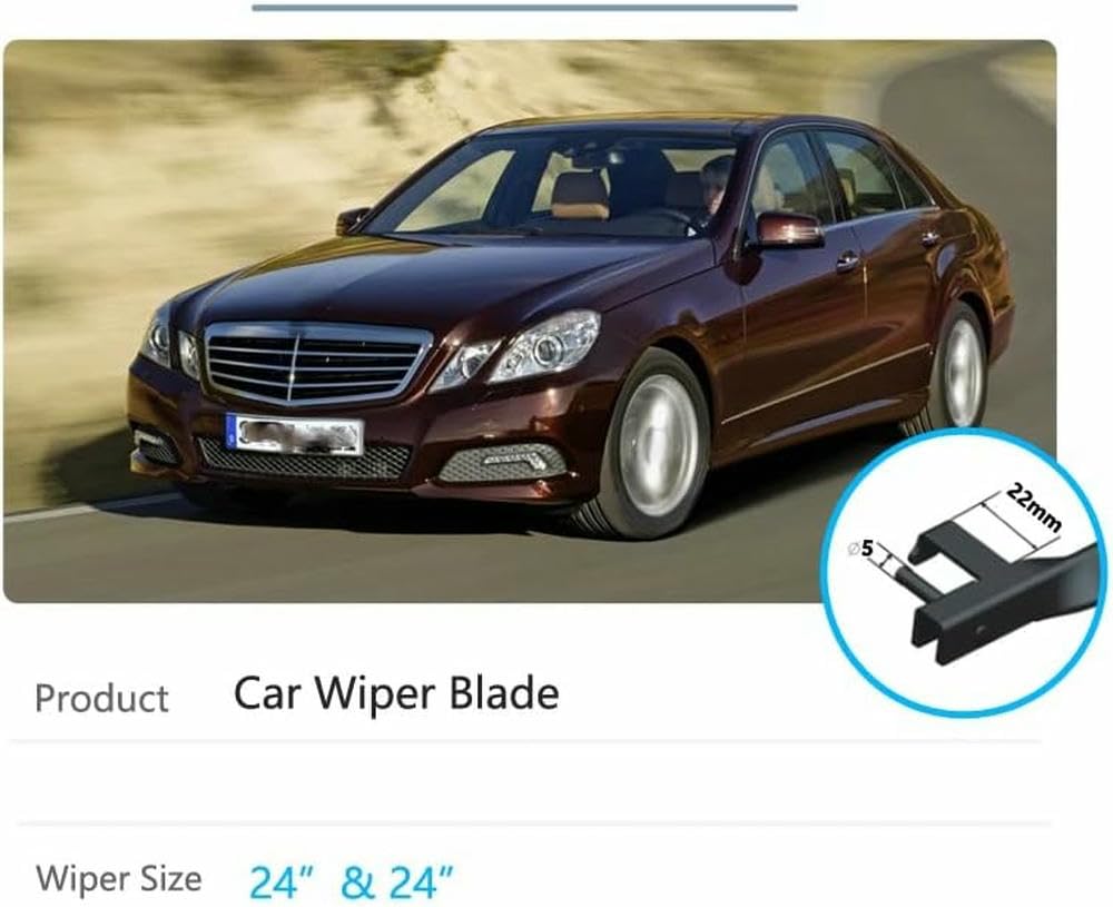 ZHUNDU 24+24 pióra wycieraczek do przedniej szyby samochodu Mercedes-Benz Klasy E W212 2010 2011 2012 2013 2014 Akcesoria Wycieraczki szyby przedniej