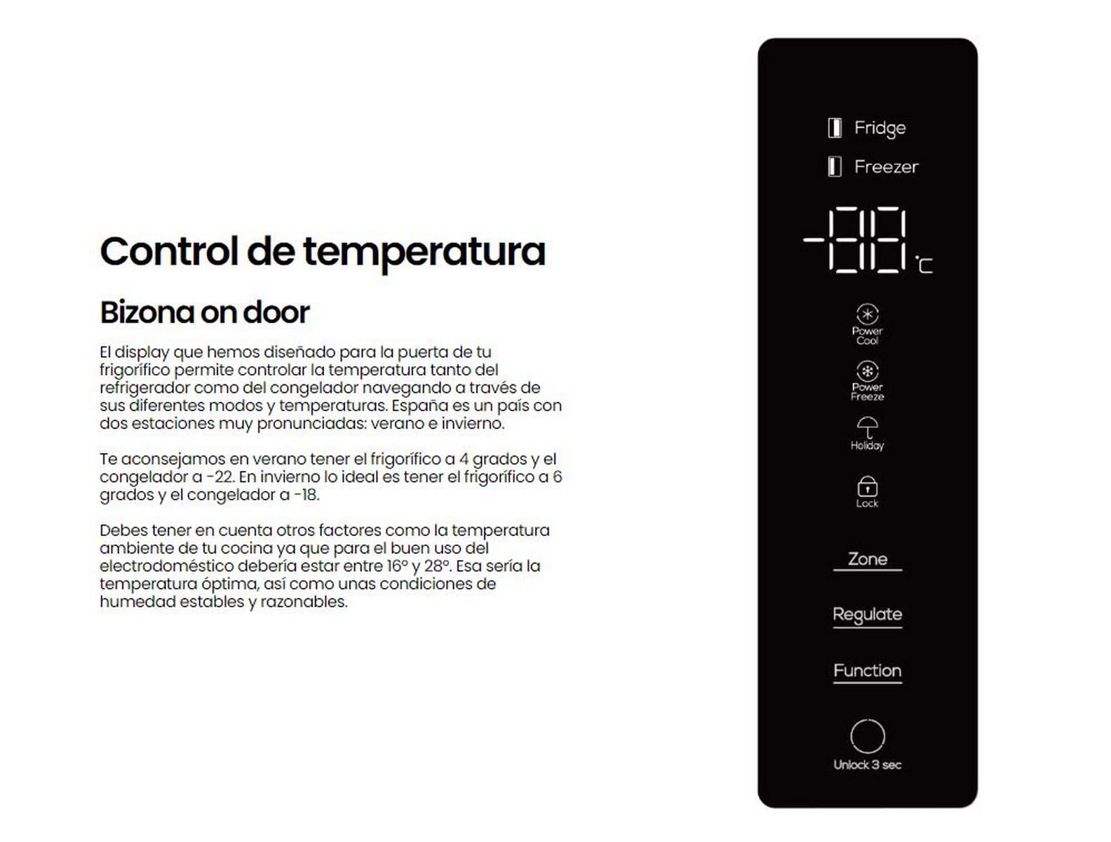 INFINITON Frigorifico Americano SBS-506A77XEM, 505 Litros, 177 cm de Altura, Inverter, Tecnología No Frost TotalFast Cooling y Fast Freezing, Función Eco, E, Inox