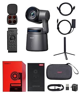 【3台セット】OBS BOT Tail Air（NDIライセンス認証済み） Amazon.com: OBSBOT Tail AIR,with Tripod,NDI PTZ Camera, 4K