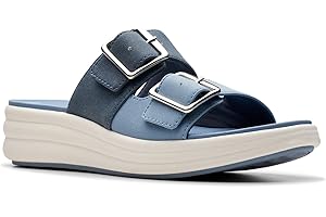 Drift Buckle: Denim Sandals for Women Size 9