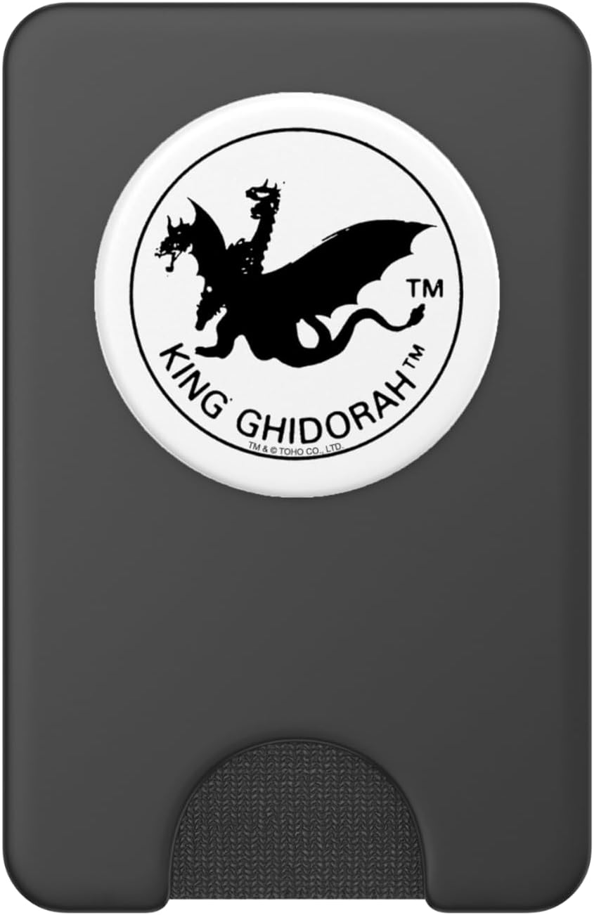 Godzilla Classic King Ghidorah Stamp PopSockets PopWallet for MagSafe