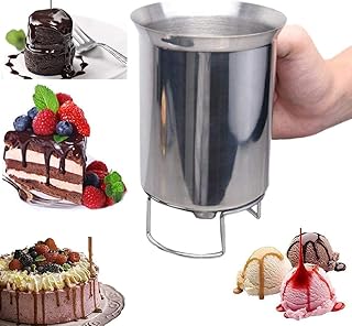 Upkoch Distributeur de pâte à crêpes professionnel en acier inoxydable