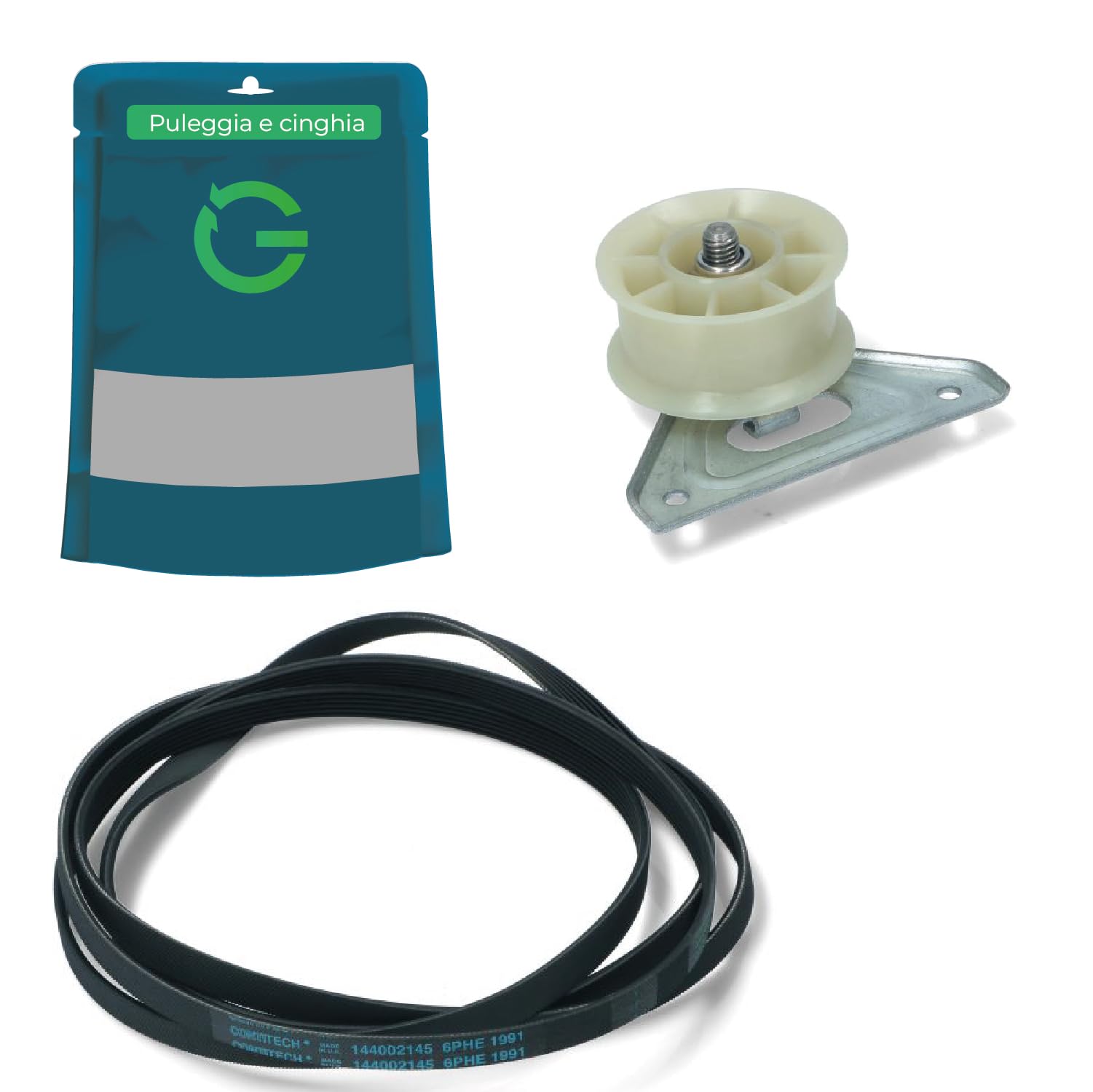 LUTH Premium Profi Parts Cinghia Trapezoidale Scanalata 1991PH6E Per Asciugatrice, Compatibile Con Hotpoint, Whirlpool E Indesit. Ricambio Di Alta Qualità. - 5