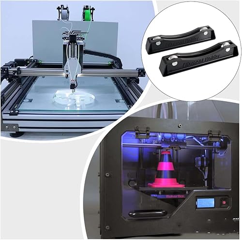 Miniatura 6 de huanghqWanJia Soporte de filamento para impresora 3D, soporte ajustable para carrete de impresora 3D, soportes duraderos para materiales de