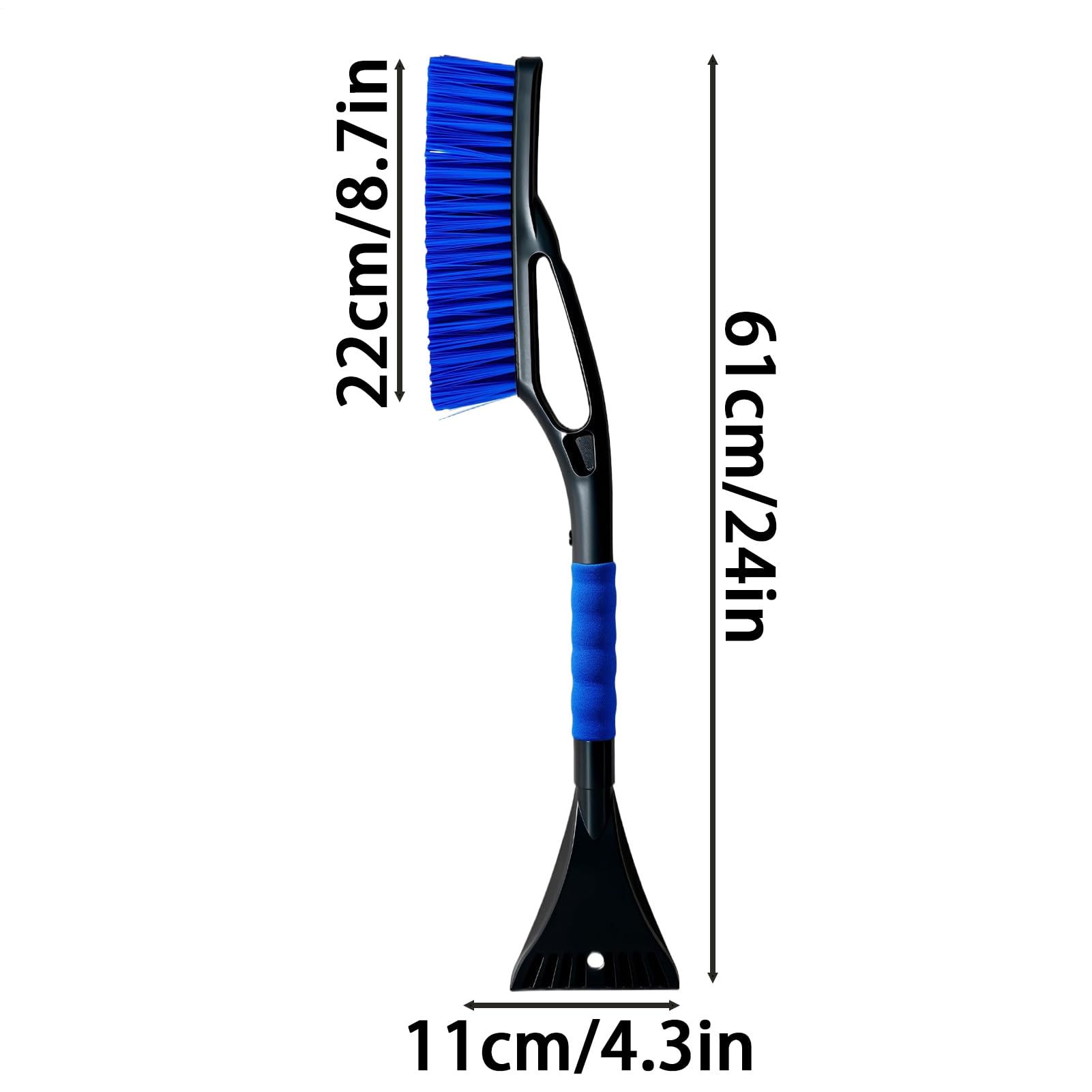 Cepillo De Nieve Para Coche Portátil, Multiusos, Mango Ergonómico, Pala Y