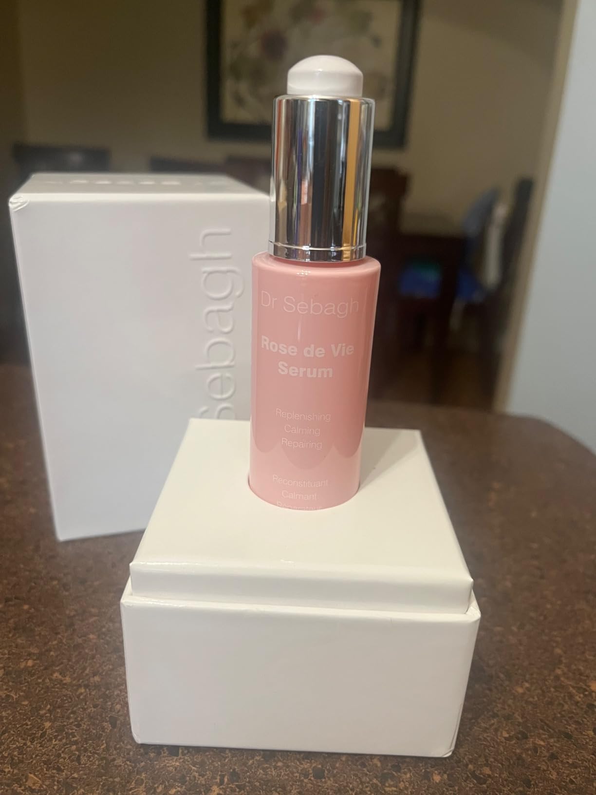 Dr Sebagh Rose de Vie Serum - 1 fl oz - Award-Winning Nourishing Anti-Aging Formula - Use with Dry, Mature, or Sensitive Skin - Designed to Soothe Redness & Irritation - Regenerating & Invigorating