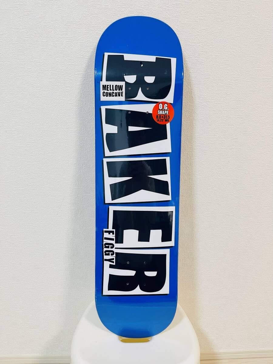BAKER ベーカー スケートボードデッキ スケボー 8.0*31.5 青色 楽天