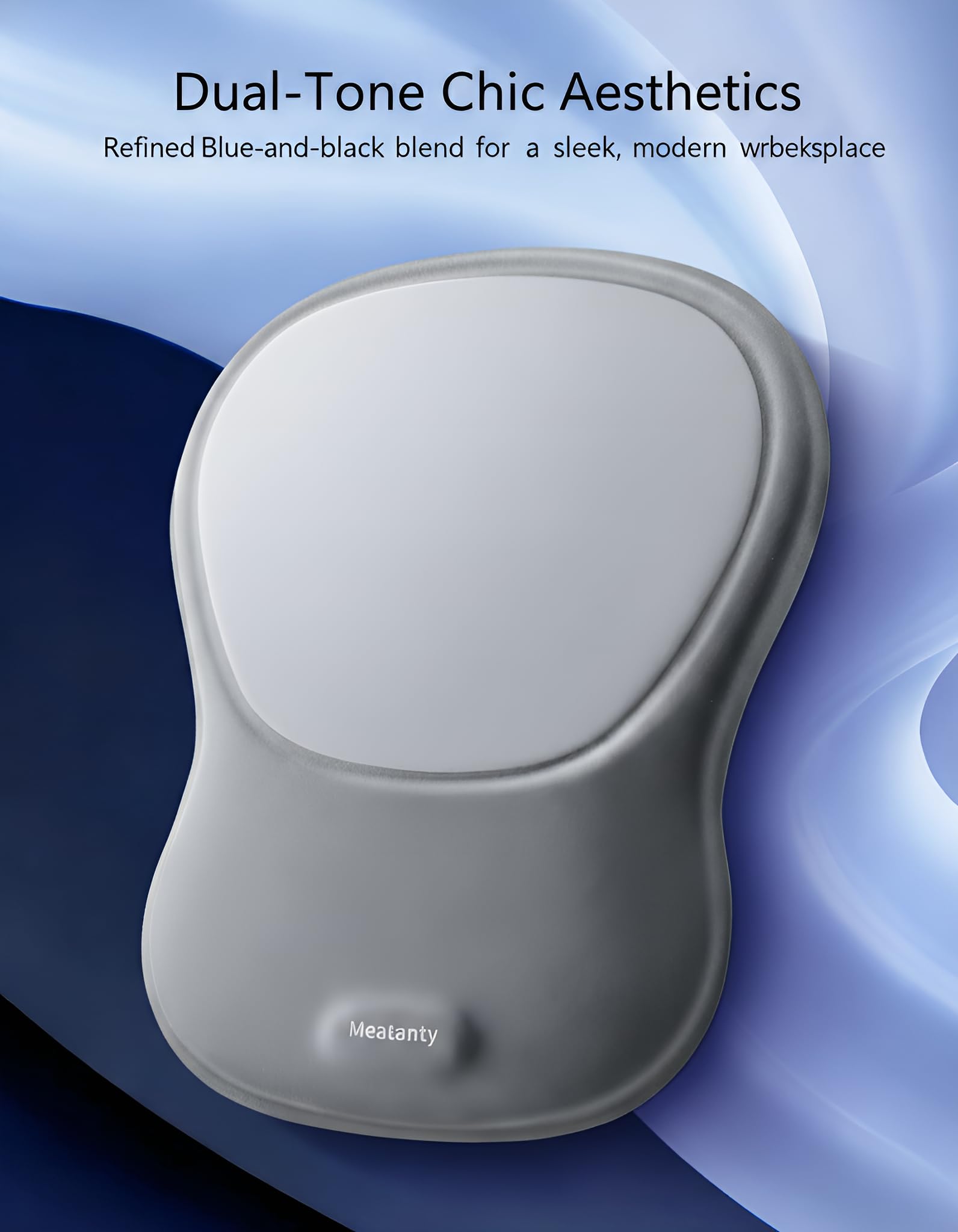 Delux M618 GX Draadloze Ergonomische muis - 2.4ghz - Met polssteun - Zwart