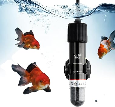 OldPAPA Aquarium Heater,10 W Mini Aquarium Heating Rod with Thermostat, USB Fish Tank Heater Thermostat Aquarium Turtle Heater for Small Aquariums for Salt Water and FreshwaterSmall Fish Tanks