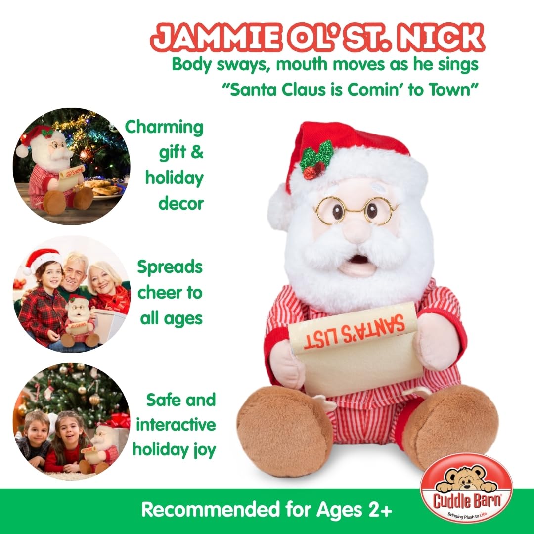 Amazon.com: Cuddle Barn - Jammie Ol' St. Nick | Animated Christmas