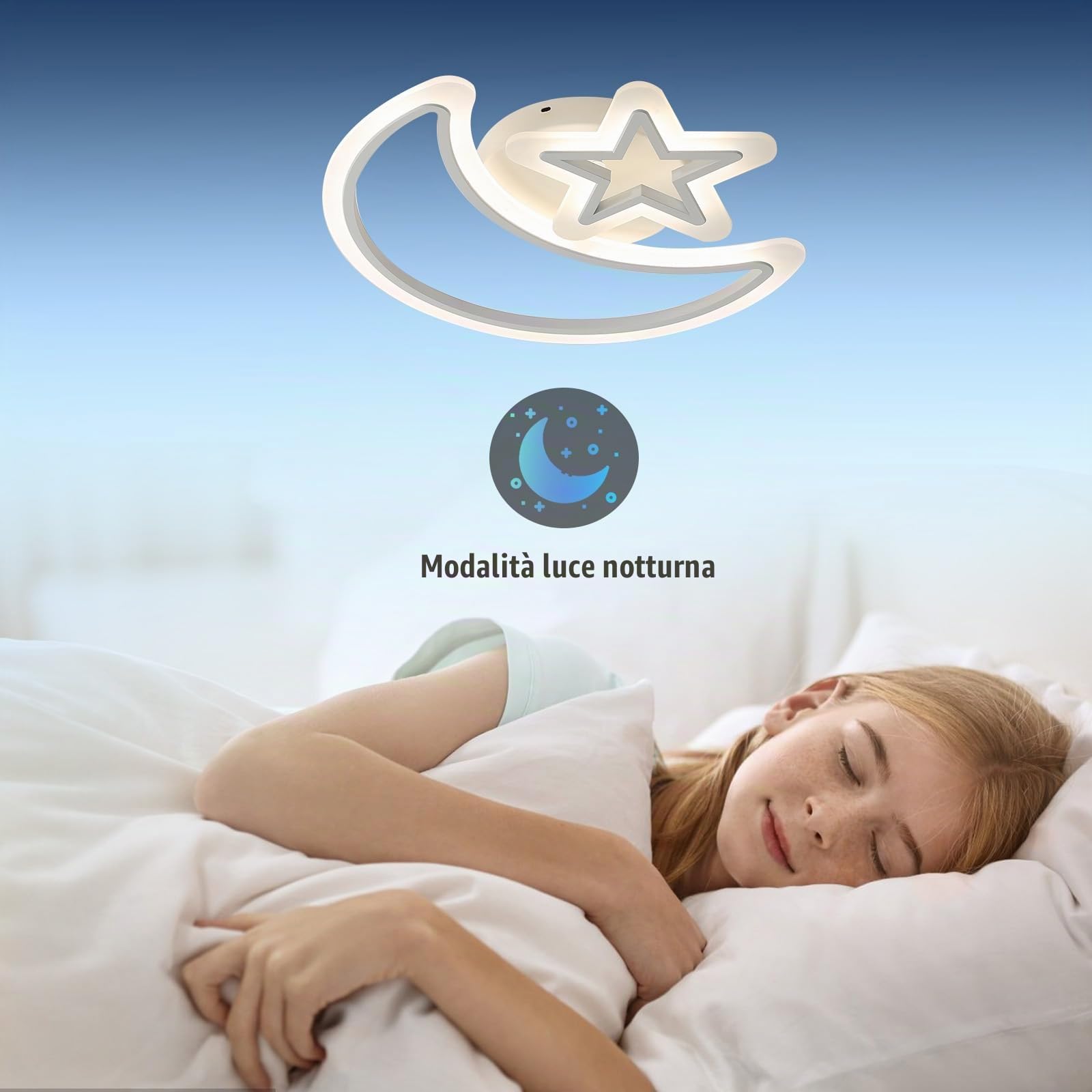 Lampadario Cameretta Bambini Lampade A Sospensione Moderne Creativa Per Camera Da Letto Plafoniera LED Con 50CM38W Telecomando Dimmerabile Plafoniere APP Luce Morbida Protezione Degli Occhi