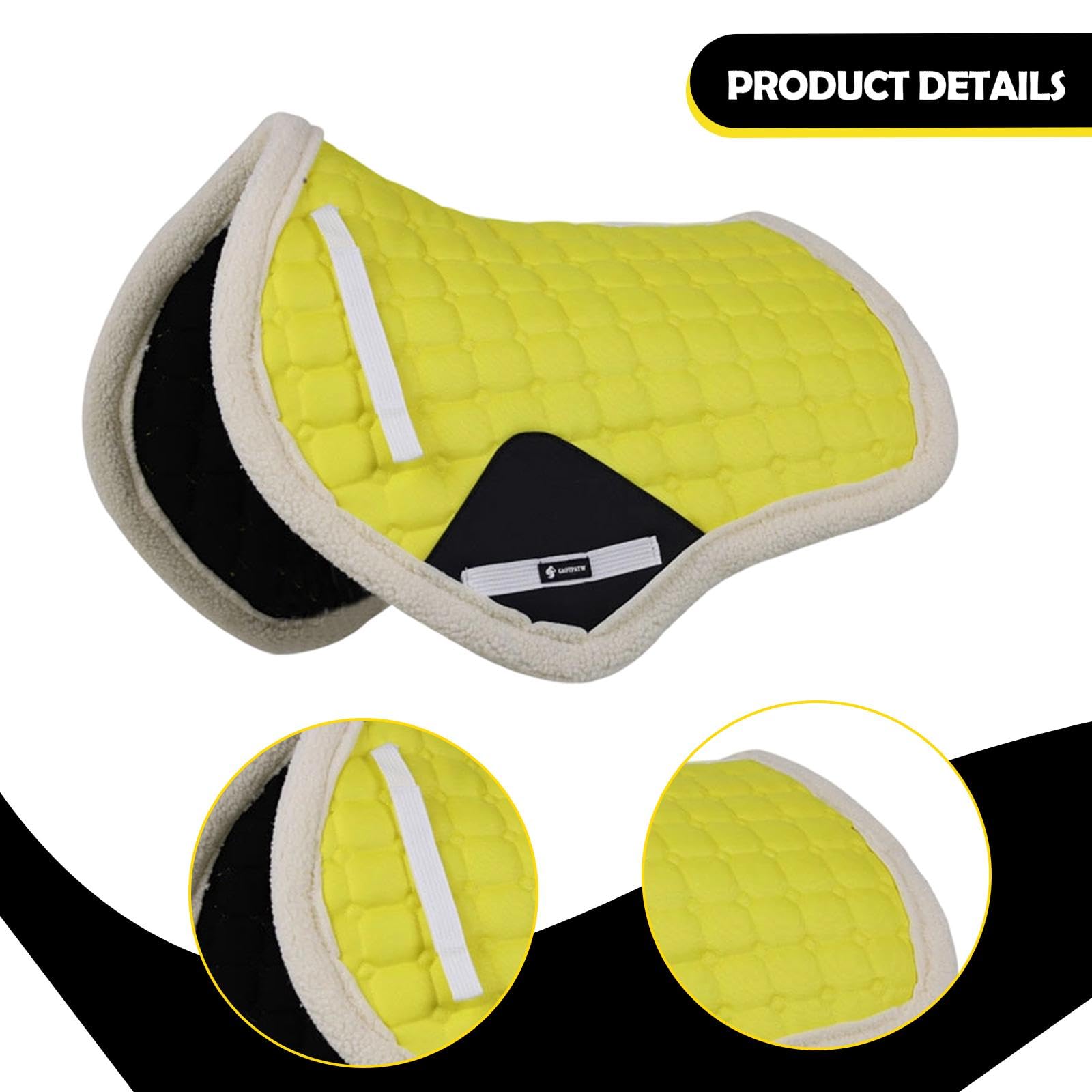 Manta para Silla de Montar de Caballo, Accesorio Deportivo Que Absorbe El Sudor, Ligera Y Acolchada.