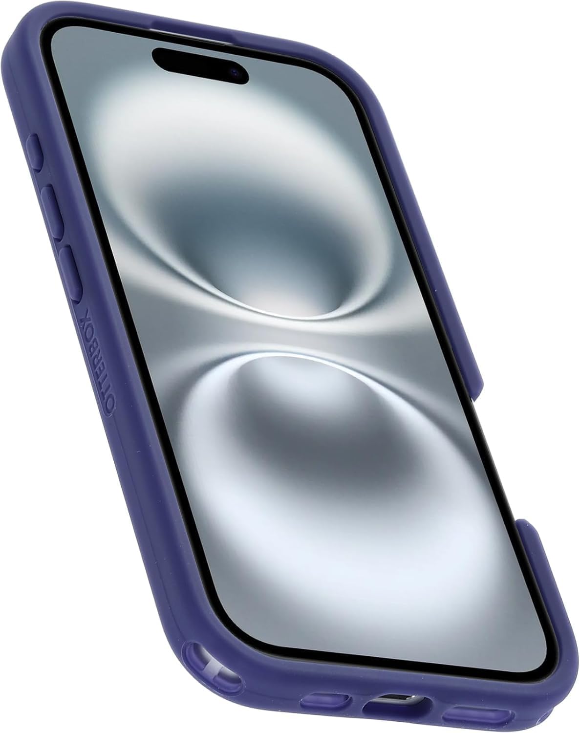 OtterBox iPhone 16 Case – Symmetry Soft-Touch Series with MagSafe, Ultra-Slim, Enhanced Grip, Lanyard-Compatible, Raised Camera & Screen Edges – Non-Retail Packaging – Denver Dusk (Purple)