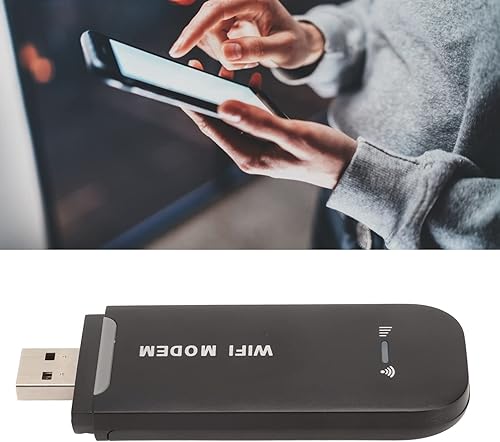 Miniatura 3 de Enrutador 4G, enrutador portátil 4G LTE, punto de acceso móvil hasta 10 usuarios, módem USB 4G Plug and Play con ranura para tarjeta SIM, para