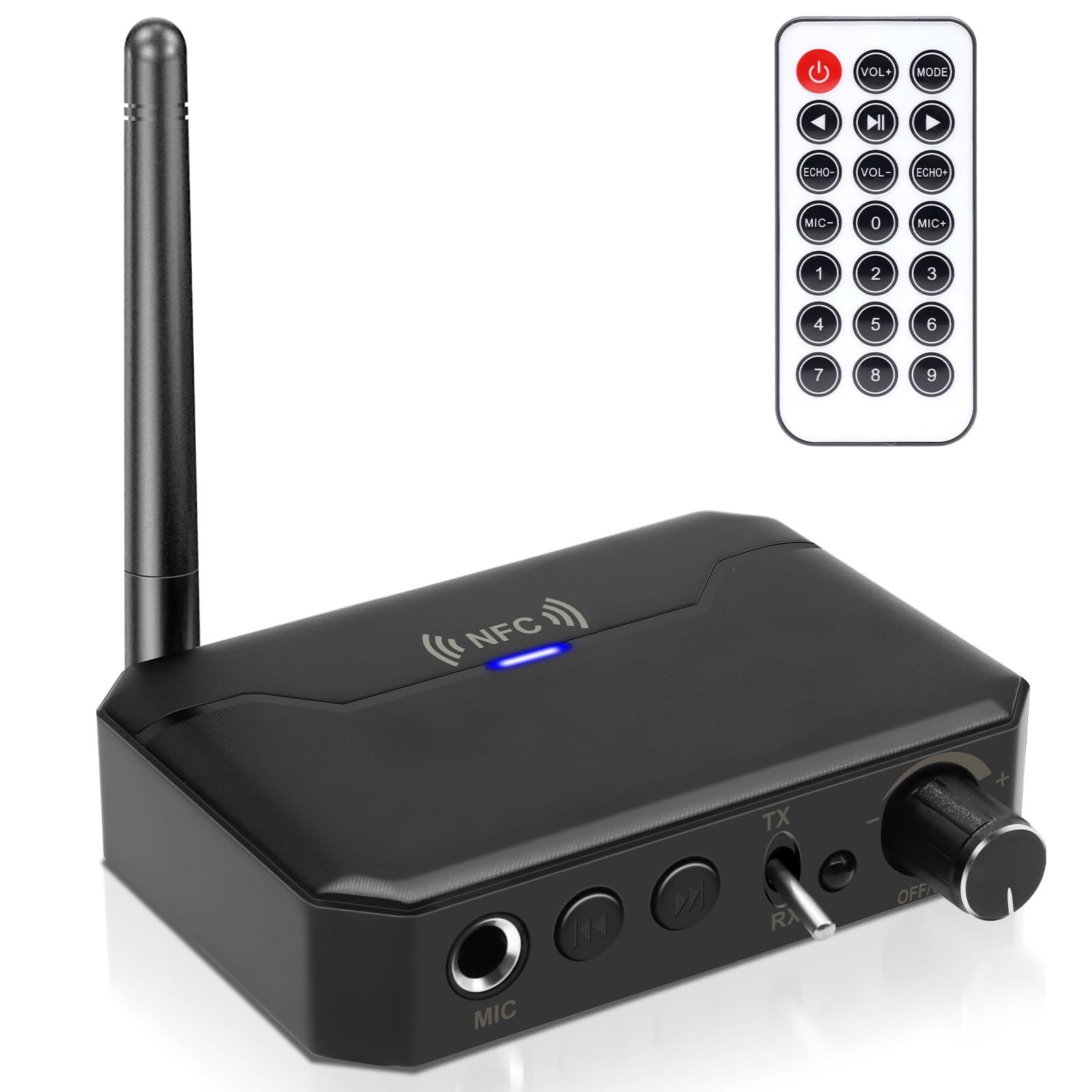 Bluetooth Per Tv E Auto Trasmettitore Bluetooth 5.3 2-in-1 - Adattatore Per TV, PC, Cuffie Wireless Ricevitore Trasmettitore 2-in-1 - Foto 8