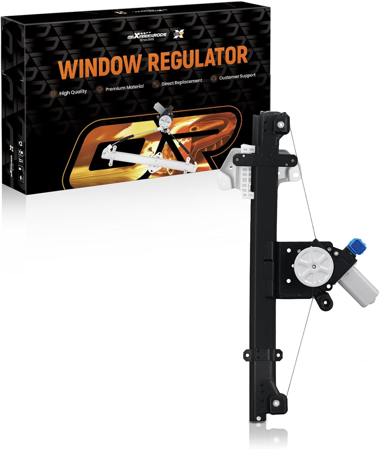 maXpeedingrods Power Window Regulator with Motor Front Right for Nissan Sentra Replaces 751-395, 807203SG0A, 807209AM0A, 807313SG1A