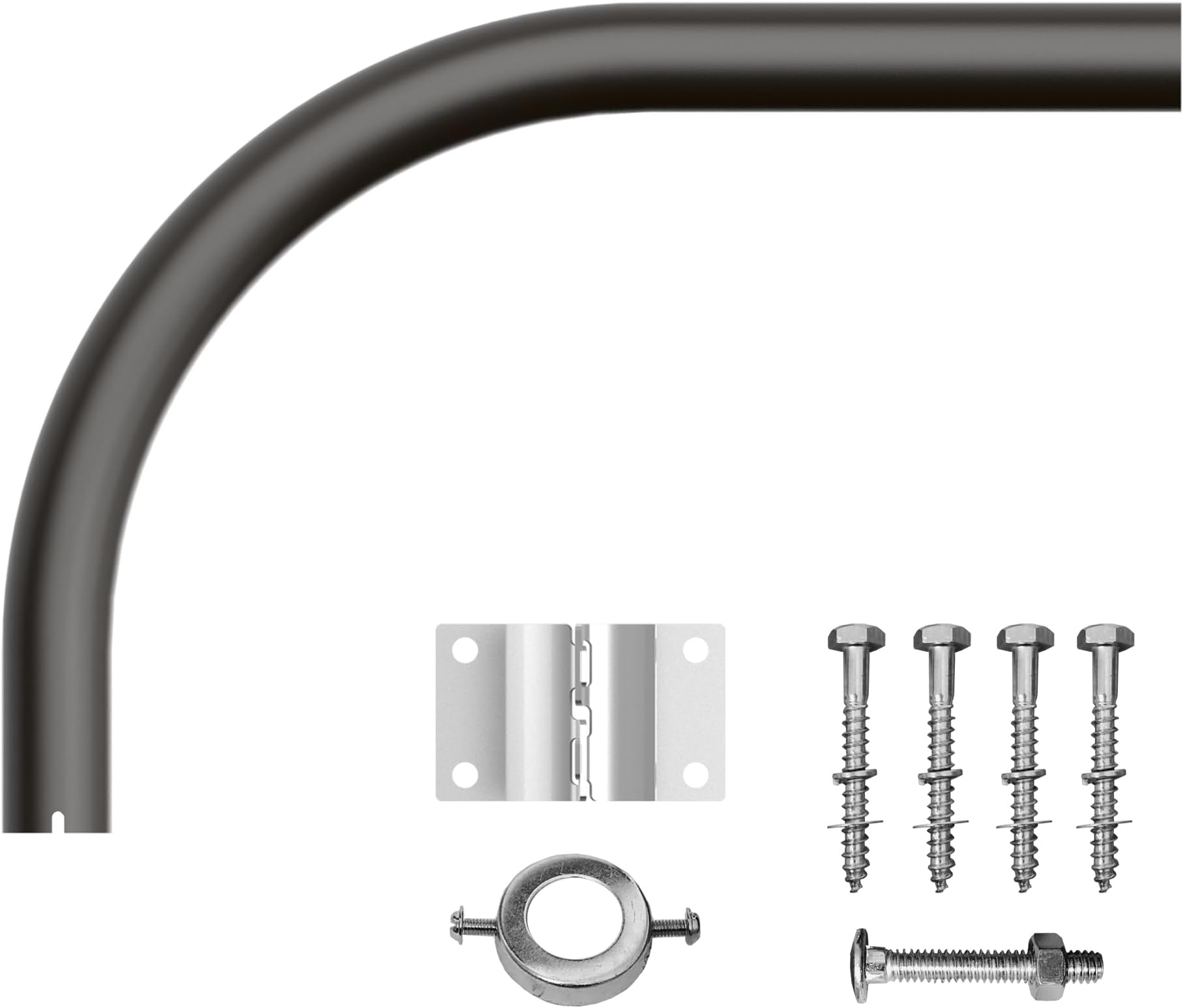 TIERONE Area-Light Extension Mounting Arm Sturdy Steel Mounting Pole for Outdoor Barn Yard Security Light Dark Bronze