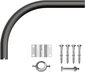 TierOne Area-Light Extension Mounting Arm for Outdoor Barn and Security Lights