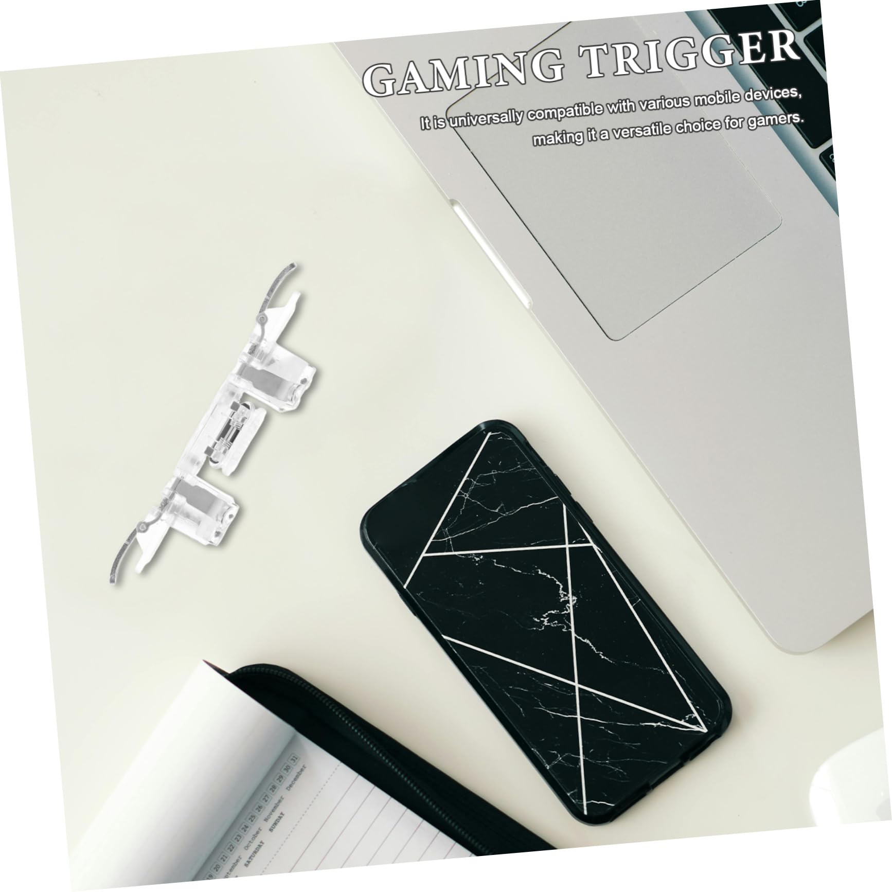 DIYEAH 5 Piezas Controlador Móvil para Gatillos de Acción Rápida Mango Ergonómico Compatible con Teléfonos Accesorio Físico de Precisión para Mejorar el Rendimiento Competitivo