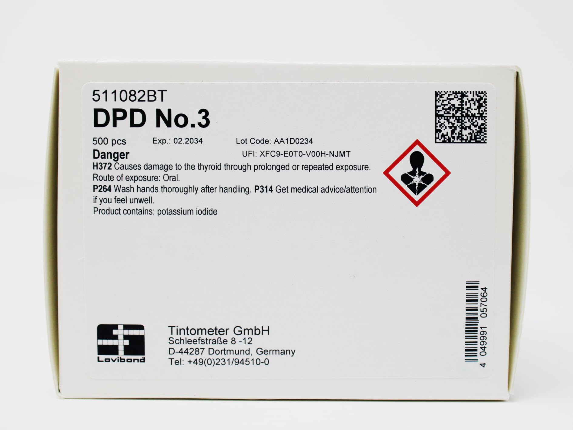 Lovibond - DPD No. 3 Photometer Cloro Combinato per fotometro