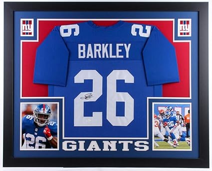 Signed saquon barkley jersey Clearance