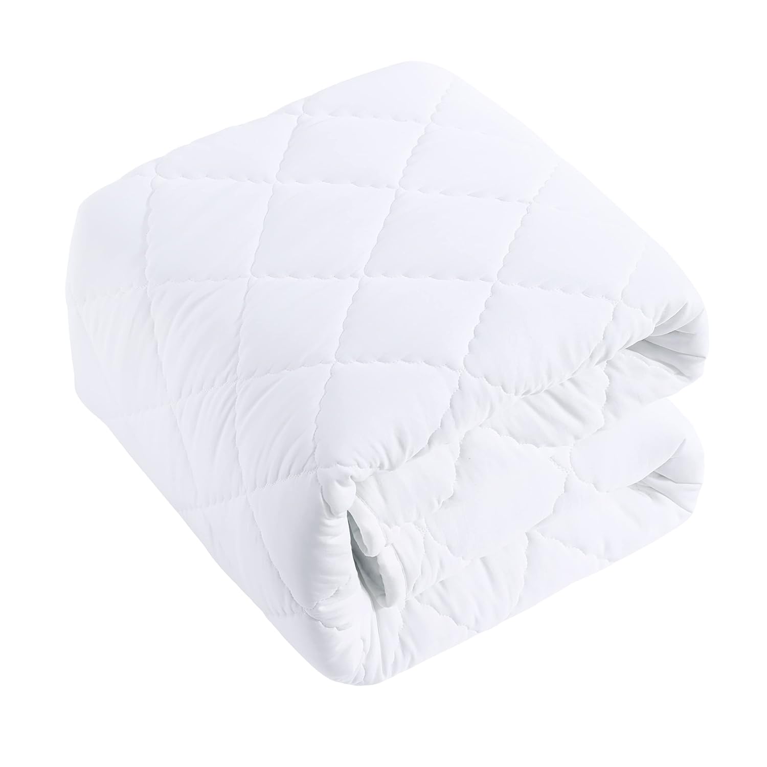 BEDSUM 100% Brushed Microfiber Down Alternative Toddler Comforter, Ultra Soft Lightweight and Warm Breathable Crib Quilted Blanket for Nursery Stroller Bed, 39×47 Inches, White BEDSUM 100% Brushed Microfiber Down Alternative Toddler Comforter, Ultra Soft Lightweight and Warm Breathable Crib Quilted Blanket for Nursery Stroller Bed, 39×47 Inches, White