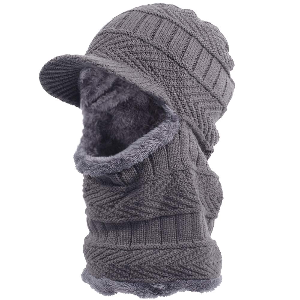 Visor Balaclava Full Face Ninja Mask Cold Weather Gear Fur