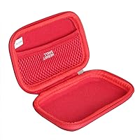 Vista 3 de Hermitshell Estuche rígido de viaje para KLIQ MetroPitch - Metrónomo Tuner (rojo)