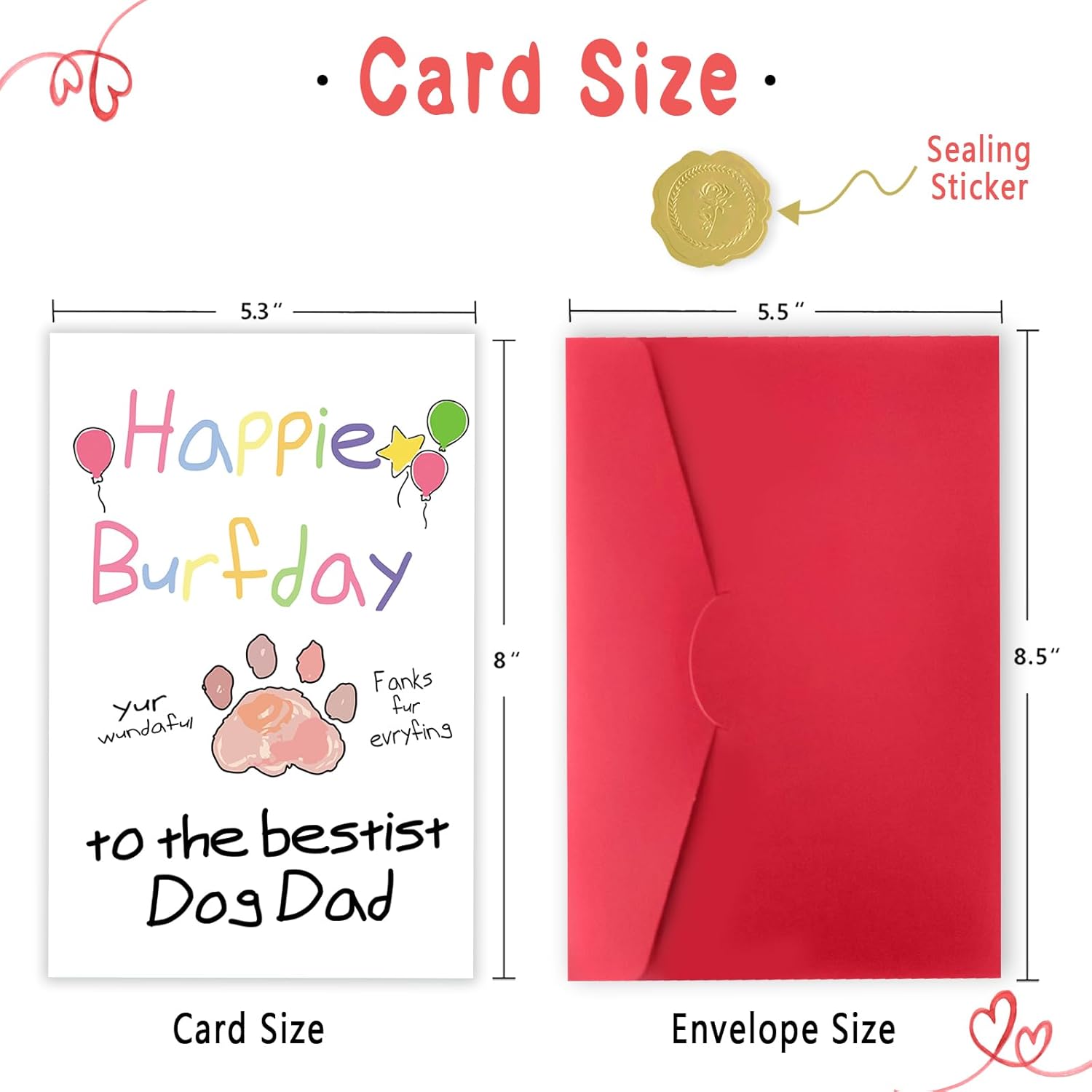 Funny Father's Day Card for Dog Dad, Cute Fathers Day Gift from Doggy, Happy Birthday Card for Dog Owner, Humorous Birthday Gifts for Dad - Image 2