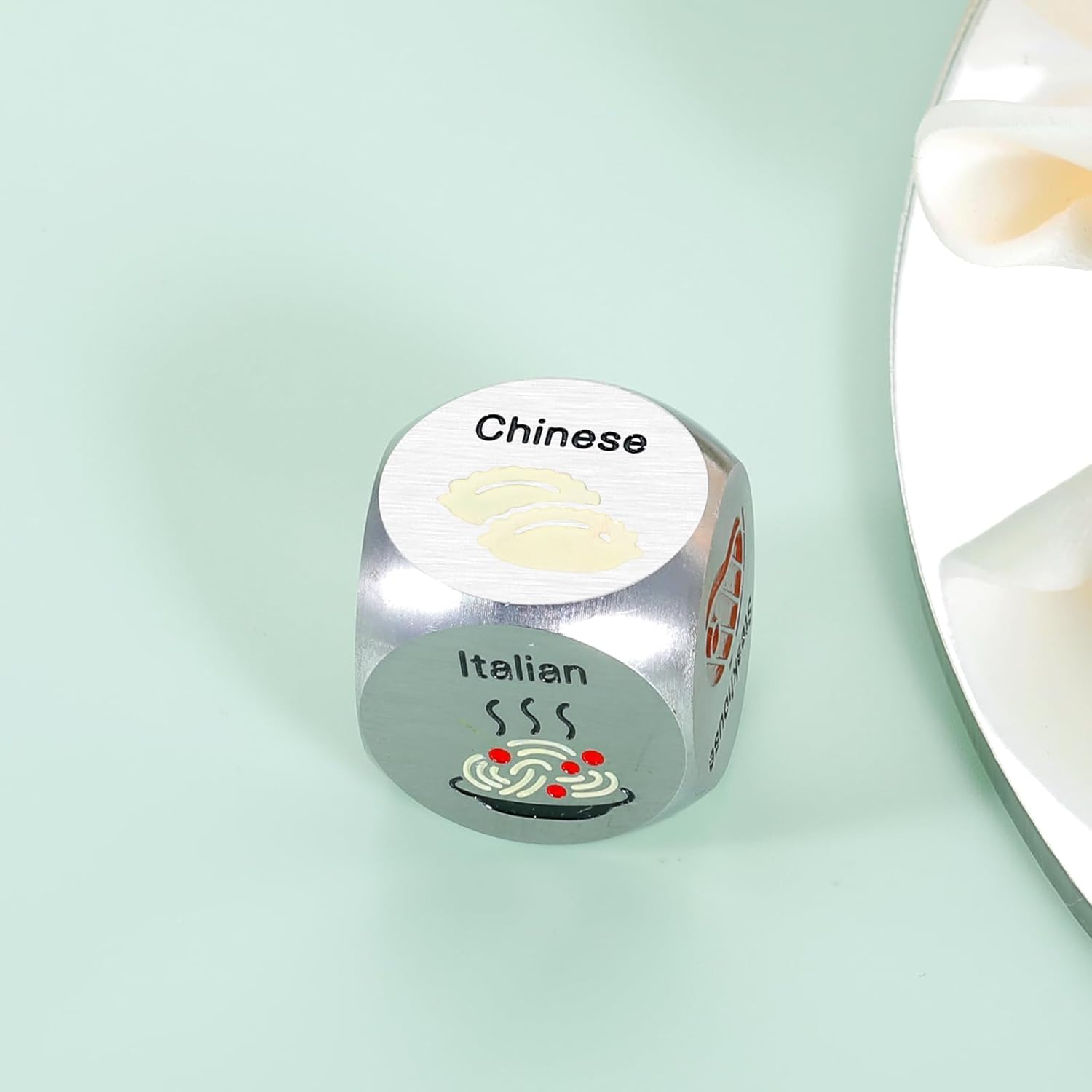 STVK Mens Valentines Day Gifts, Whats for Dinner Fast Food Decision Dice, Boyfriend 1st Valentines Day Gifts, Bachelorette Party Games, Couple Games for Date Night Dice, 10th for Women Men