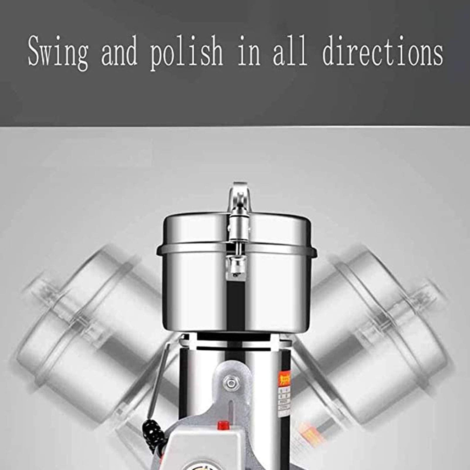 Broyeur électrique Ultrafin Pour Cuisine - Lame Octogonale Inox 28000 Tr/min, Capacité 600 Ml | Pour Céréales, épices, Noix - 4
