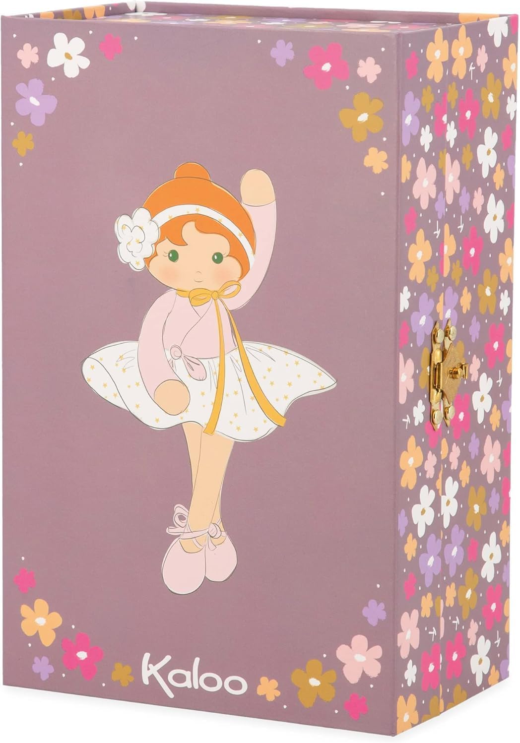 Kaloo - Tendresse Music Box - Valentine - Elegant Lullaby Melody Storage Case for Babies and Toddlers - Purple - from Birth - K200007