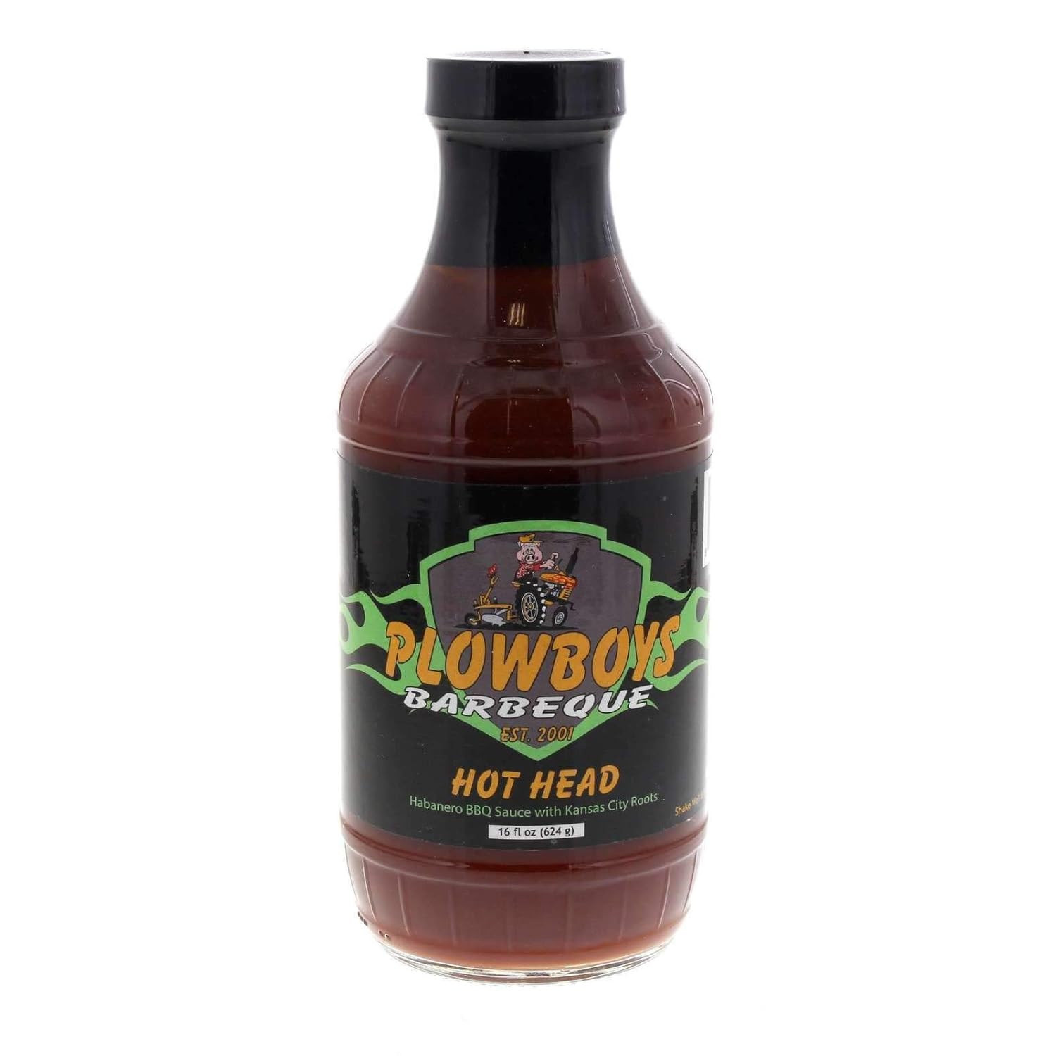 Plowboys BBQ 'Hot Head' BBQ Sauce 624g (16 oz) Amazon.de