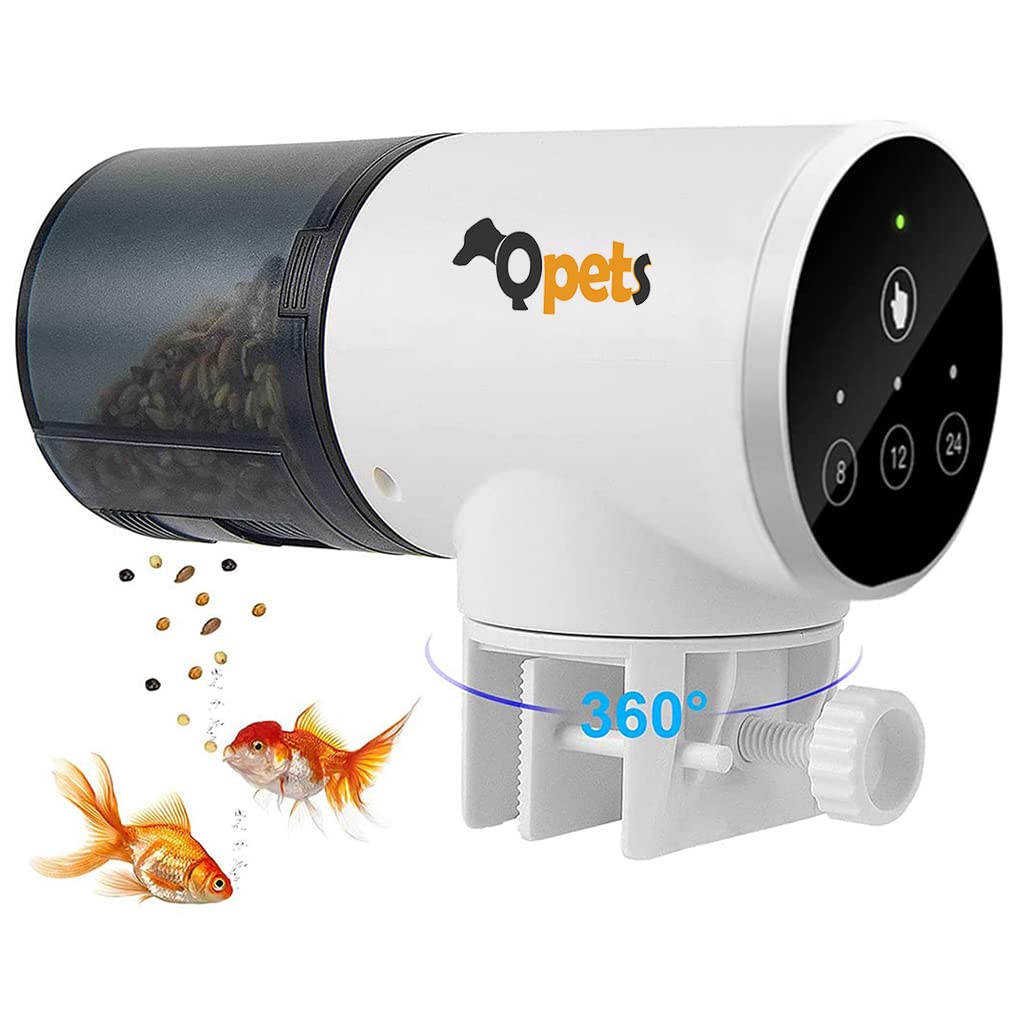 Qpets 3 Way Automatic Fish Feeder, Timer Turtle Food Fish Tank Accessories For Marine Aquariums Pond(Not Including Battery)(Plastic), 16.1 Cm X 11.7 Cm X 8.4 Cm Qpets 3 Way Automatic Fish Feeder, Timer Turtle Food Fish Tank Accessories For Marine Aquariums Pond(Not Including Battery)(Plastic), 16.1 Cm X 11.7 Cm X 8.4 Cm
