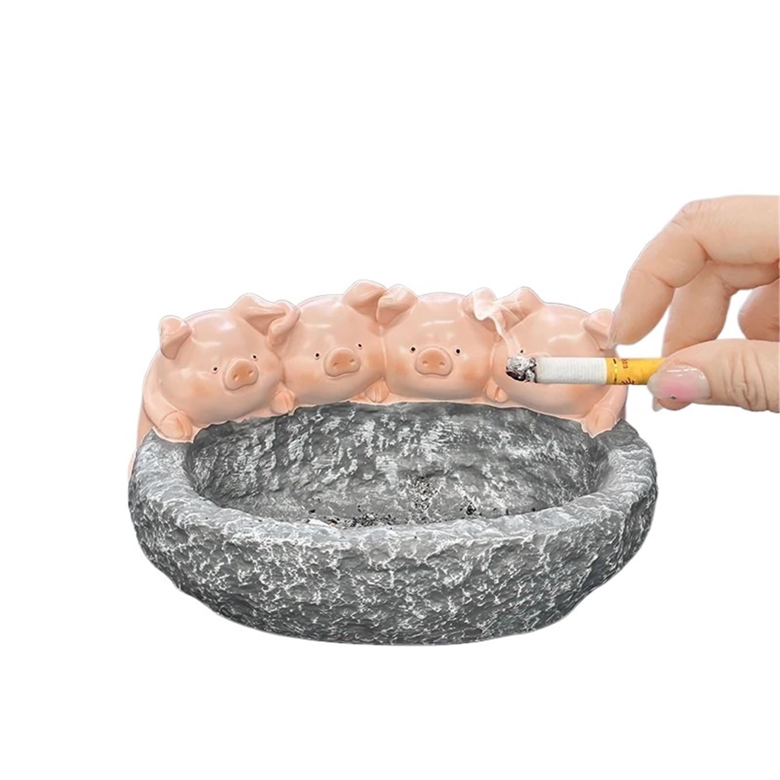 Ropicean Kawaii Pig Ashtray - Cute and Creative Home Decor for Living Room & Office | different present for Boyfriend