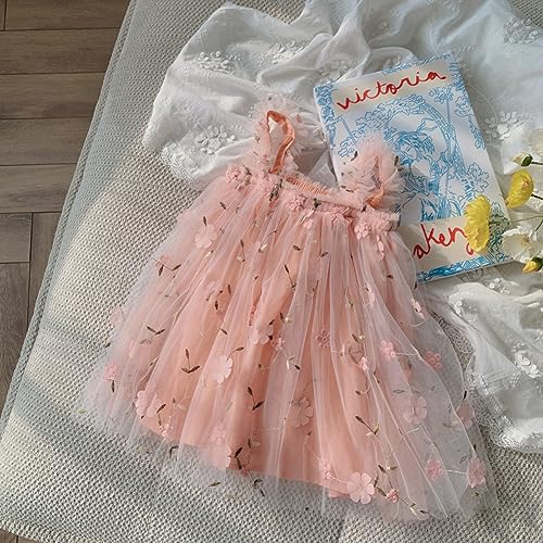 Image of BGFKS Layered Tulle Tutu Dress for Toddler Girls,Baby Girl Rainbow Tutu Princess Skirt Set with Flower Headband.