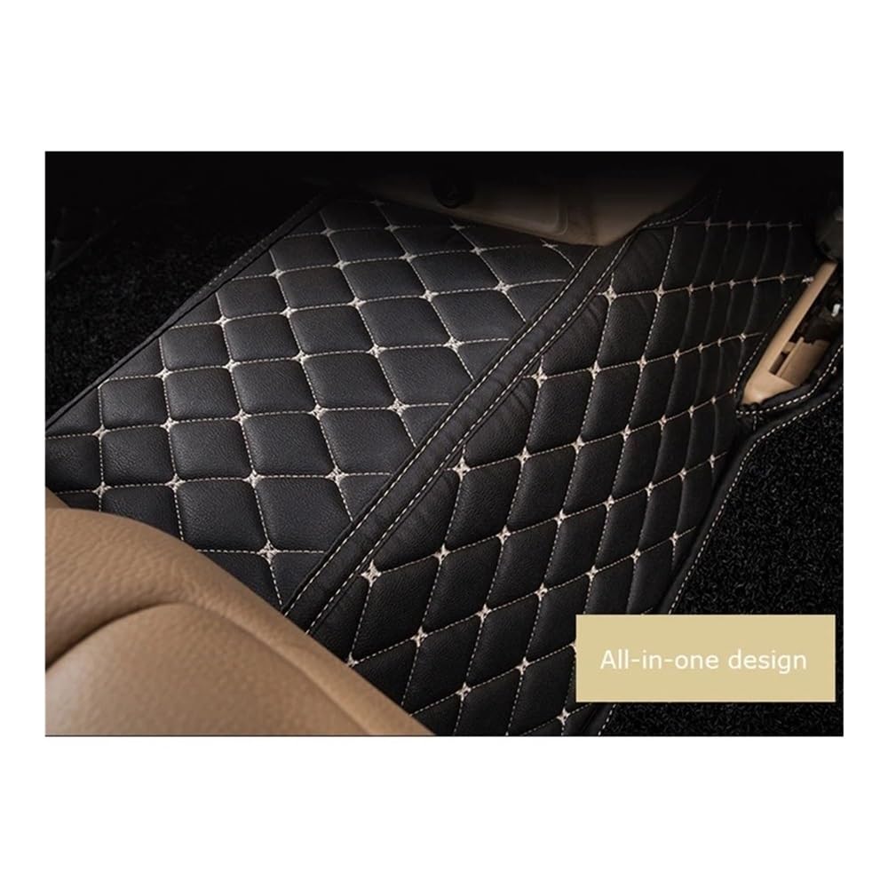 Generico Set tappetini Tappetini per Auto Personalizzati per Cadenza K7 per Foot Coche Accessorie Accesorios El Tappeto tappetti(Black Red)