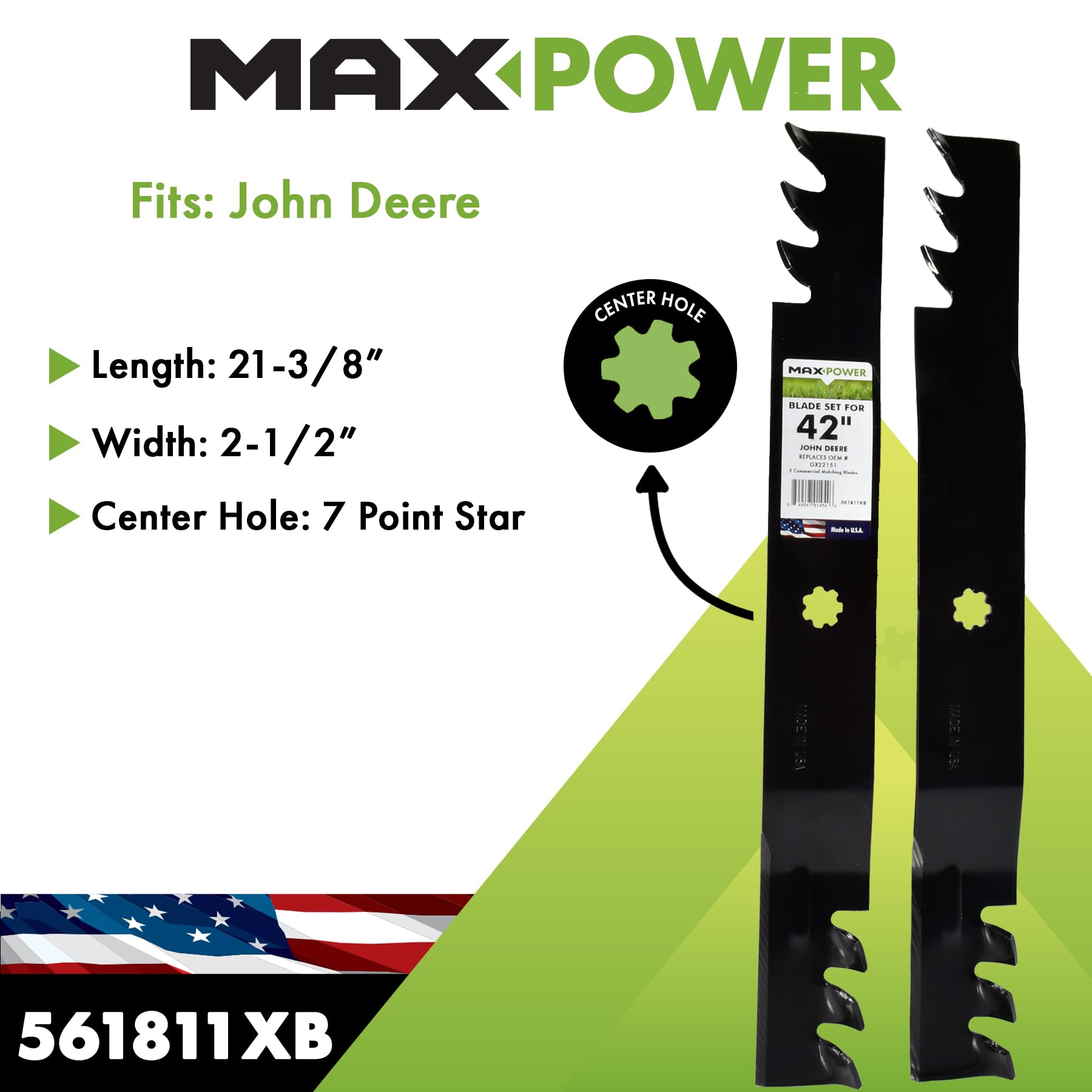 MAXPOWER Cinghie 347659, rinforzante in Kevlar, 5/8" x 114" - 5L1140 - Lunghezza Esterna L(a) 2890 mm.