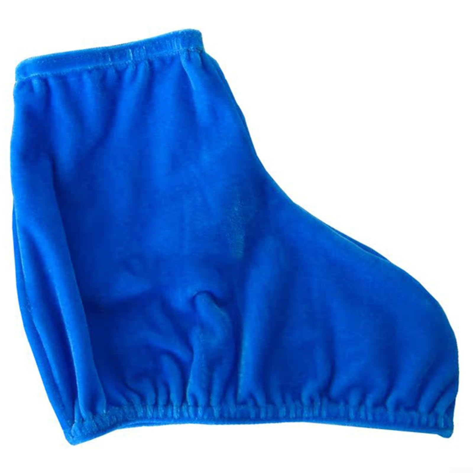 1 Pair Figure Skating Boot Covers, Polyester Elastic Protective Sleeves for Ice Skates and Hockey Skates, Suitable for Shoe Size 33-37, Ideal for Winter Sports Training(Blue)