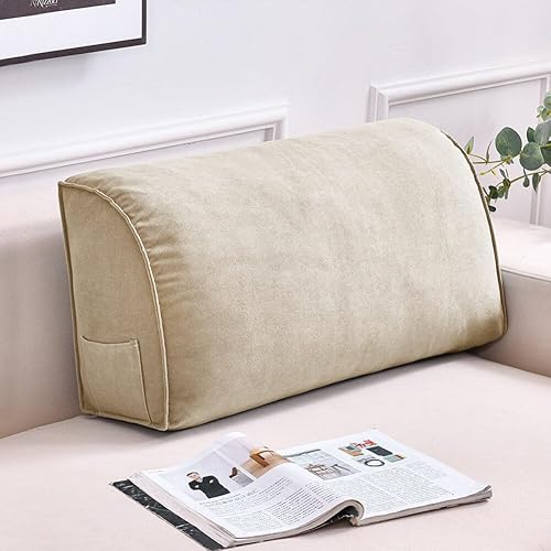 Miniatura 9 de Almohada decorativa para sofá, cojín de respaldo con funda de almohada extraíble para sala de estar, cabecero, almohada de lectura para cama,