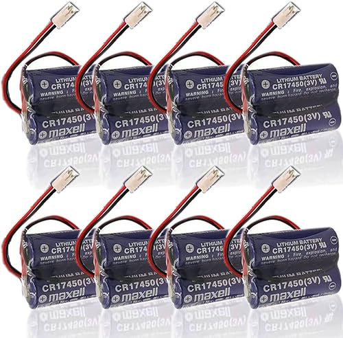 (8 unidades) 2CR17450-2WK27 D80UB016170 3V 2600mAh Batería para Mazak 2CR17450 3V Batería