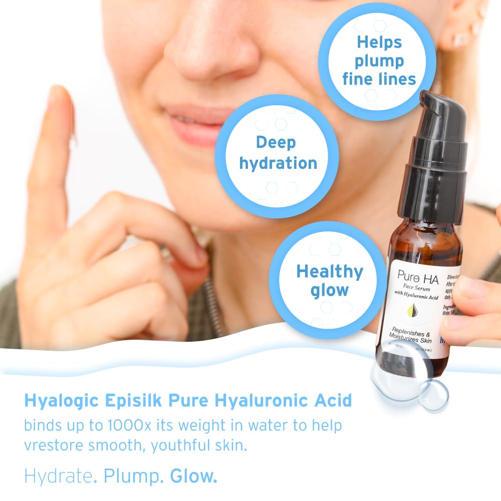 Hyalogic Episilk Pure HA Facial Serum - Hydrating Hyaluronic Acid Skin Care