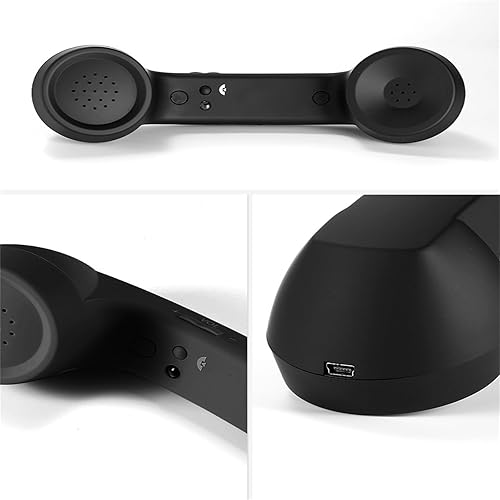 Miniatura 6 de Teléfono Retro Auricular, Bluetooth Retro Teléfono Auricular (Rosa)