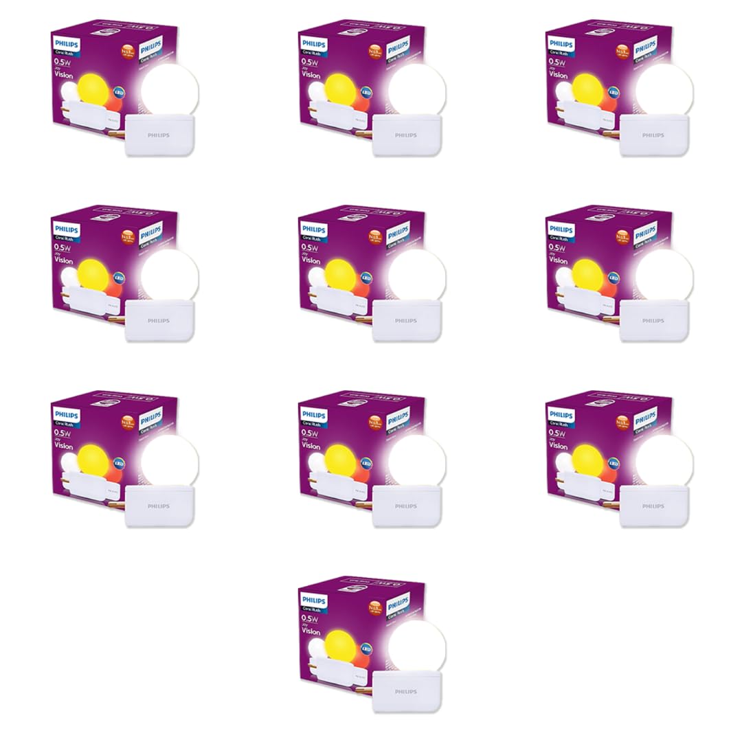 Philips Joy Vision 0.5W LED Night Lamp (Pack of 10)