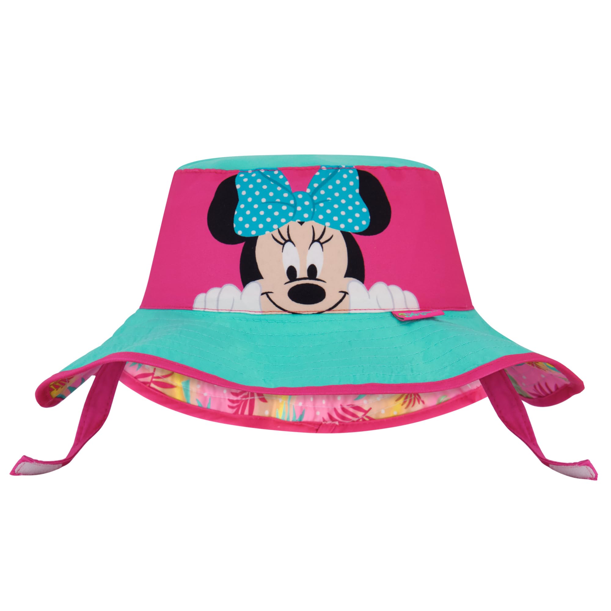 Disney Girls' Bucket, Minnie Mouse Toddler 3-4 and Kids Sun Hat for Ages 5-8