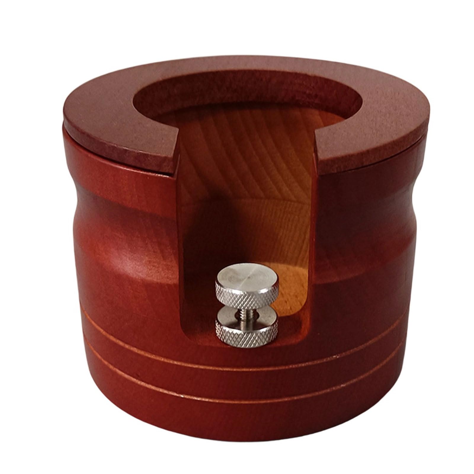 Vis à expresso et porte-filtre à café en bois noble au design antichoc