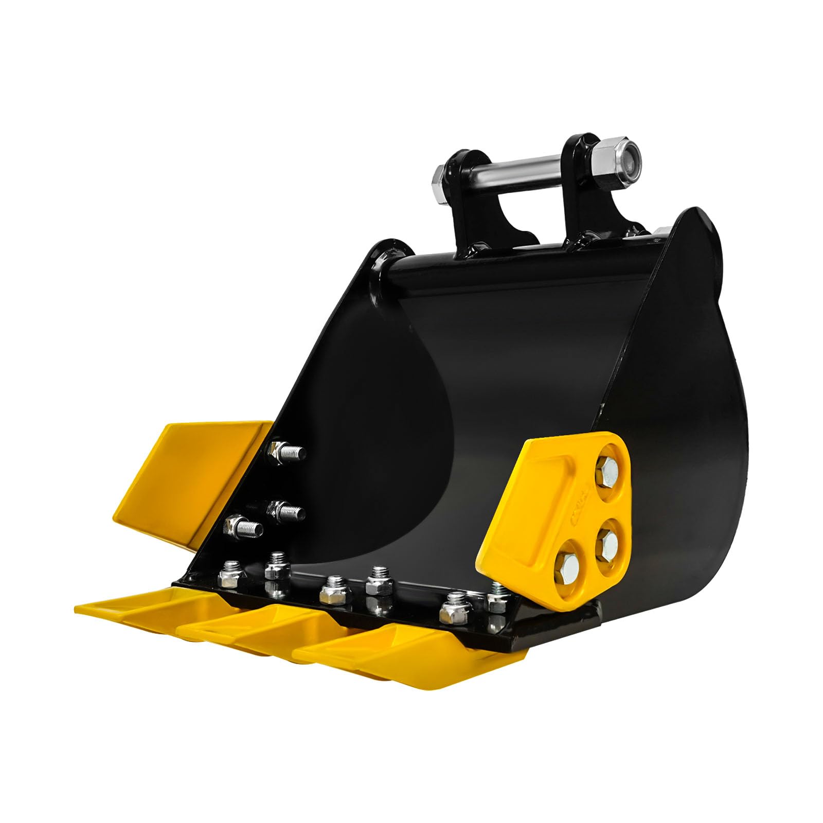 30cm Baggerlöffel Für Minibagger 0.8t Bis 1.8t, Mit 2 Verstärkten Metallzähnen, Aus Robustem Q235B Manganstahl, Ideal Für Grabenarbeiten, Landwirtschaft Und BAU