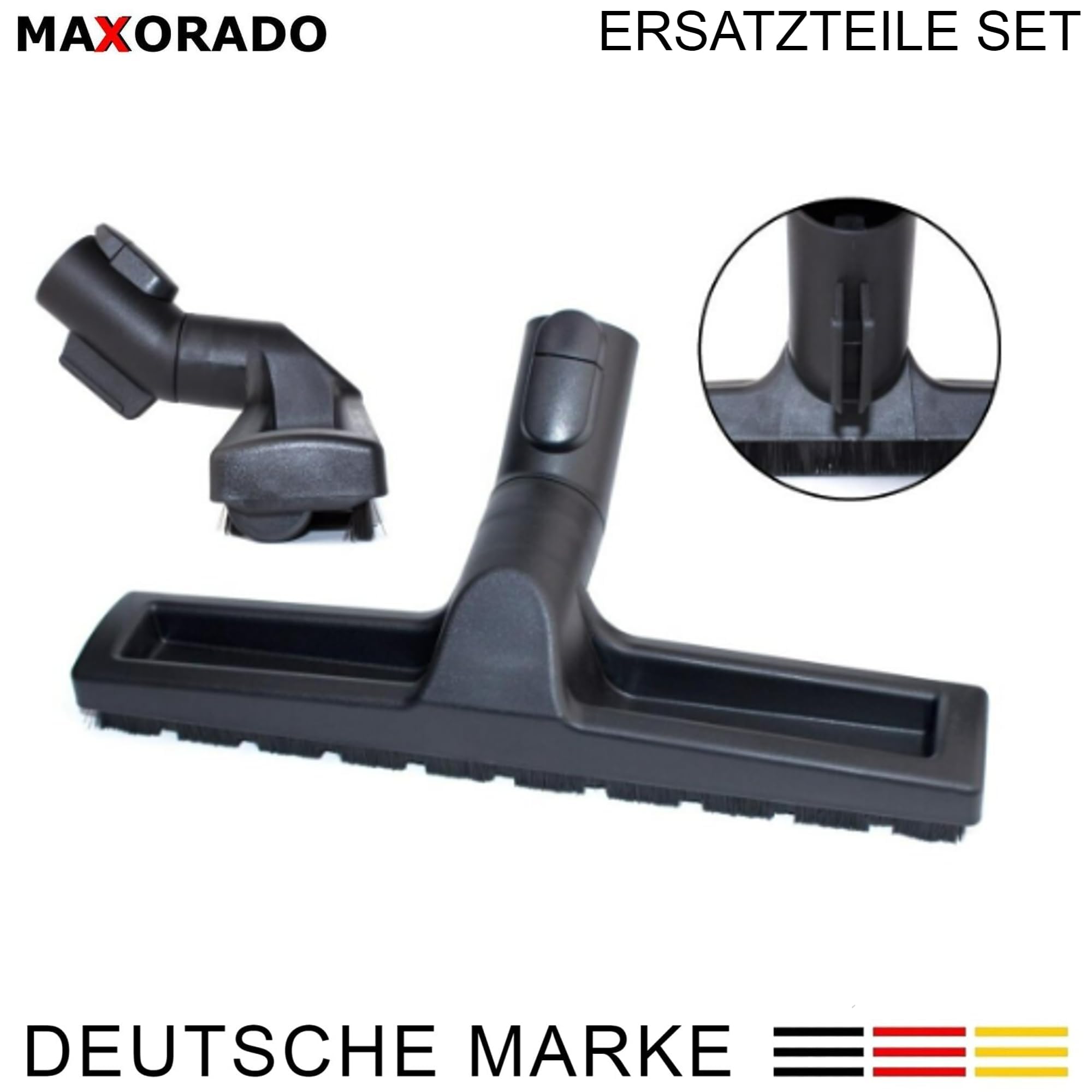 Bodendüse + Rohr + Handgriff + Schlauch + Düsen + 2 HEPA Filter Ersatzteile Set Zubehör kompatibel mit Miele S8340 S8320 S8310 S8350 S8360 S8370 S8380 S8630 S8730 S8510 Bürste